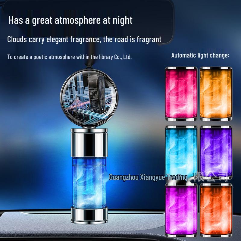 Xiaopeng Car Solar Rearview Mirror Perfume Ornament - Long-lasting Fragrance