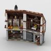 Buildmoc Ideas Architektura MOC-169454 Středověký Hrad Pekárna 780KS Cihličky Model MOC Stavební Bloky Hračky pro Děti Dárky