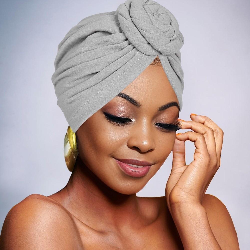 Elastic Twist Knot Turban Hat Wrap Style Cancer Chemo Hat Fashion Hijab Caps  Women Headwear