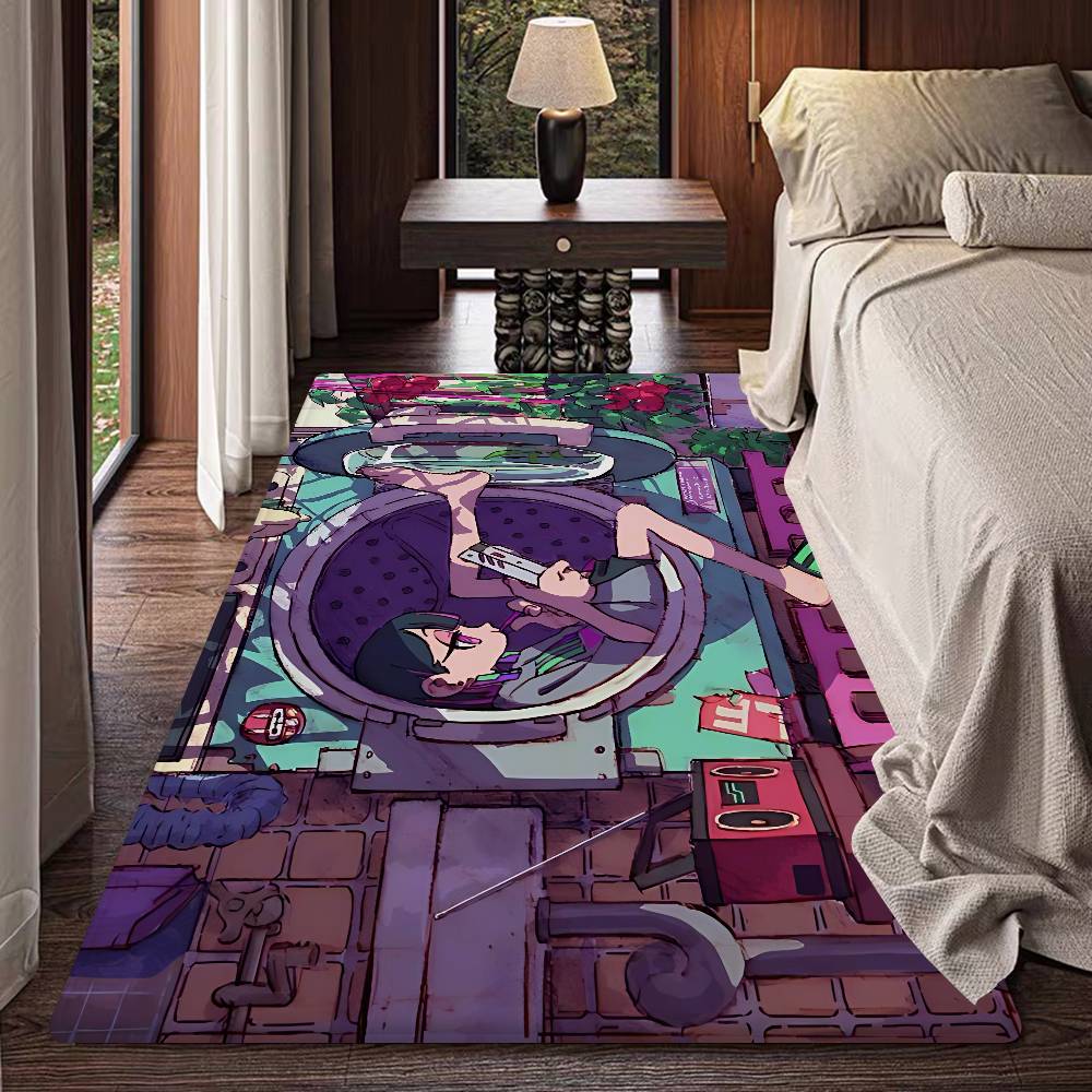 Z-ZUTOMAYO Floor Mat INS Style Soft Bedroom Floor House Laundry Room Mat Anti-skid Household Carpets 40x60cm