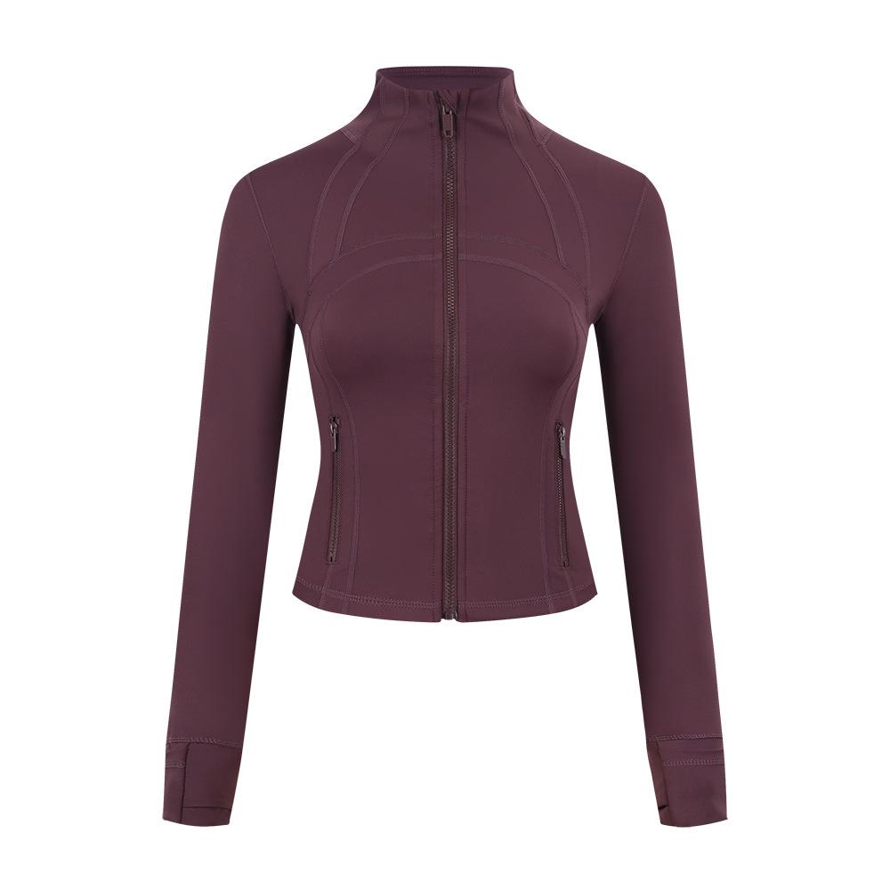 In Stock: Women s Slimming Long-Sleeve Sports Jacket for Running & Yoga XXL