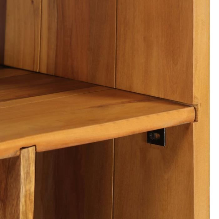 VidaXL Bibliothèque 60x35x180 cm Bois de récupération solide