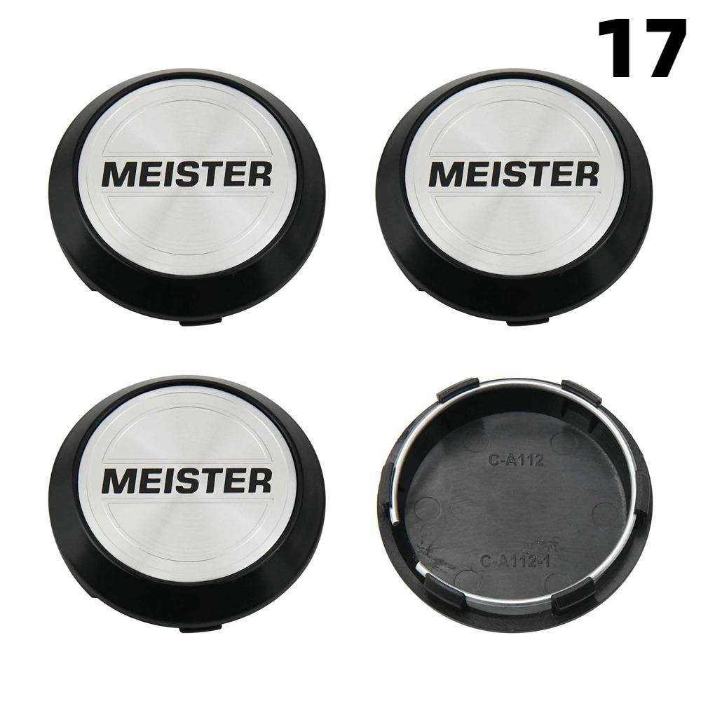 4 STuks Nieuwe 64MM Buiten Diameter / 60MM Binnen Diameter Dop Voor Velgen WORK EMOTION EQUIP MEISTER VS Logo Wielnaafdop Sportauto Velgkap Naafdoppen