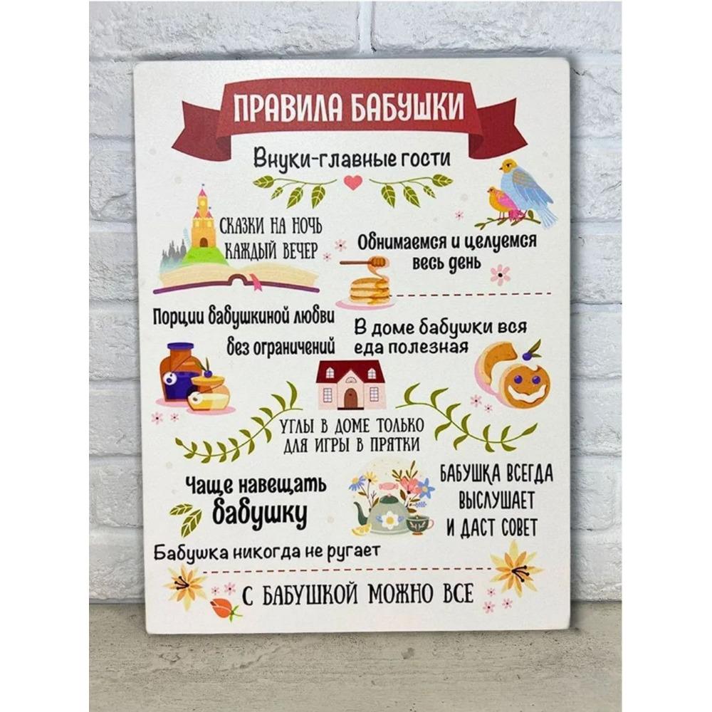 Interior Painting On the Wall Grandmother's Rules