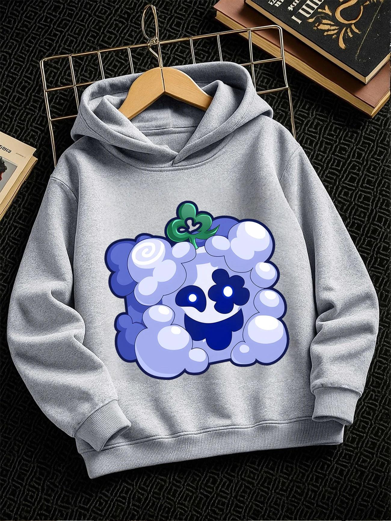 Sweet Fruit Box Hooded Top For Kids Summer Cute Crewneck Casual 3-14 Years 100