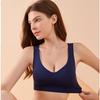 Large Size Bra Women's Seamless Bra Women's Thin Design No Steel Ring Sports Vest Style Push Up Bra