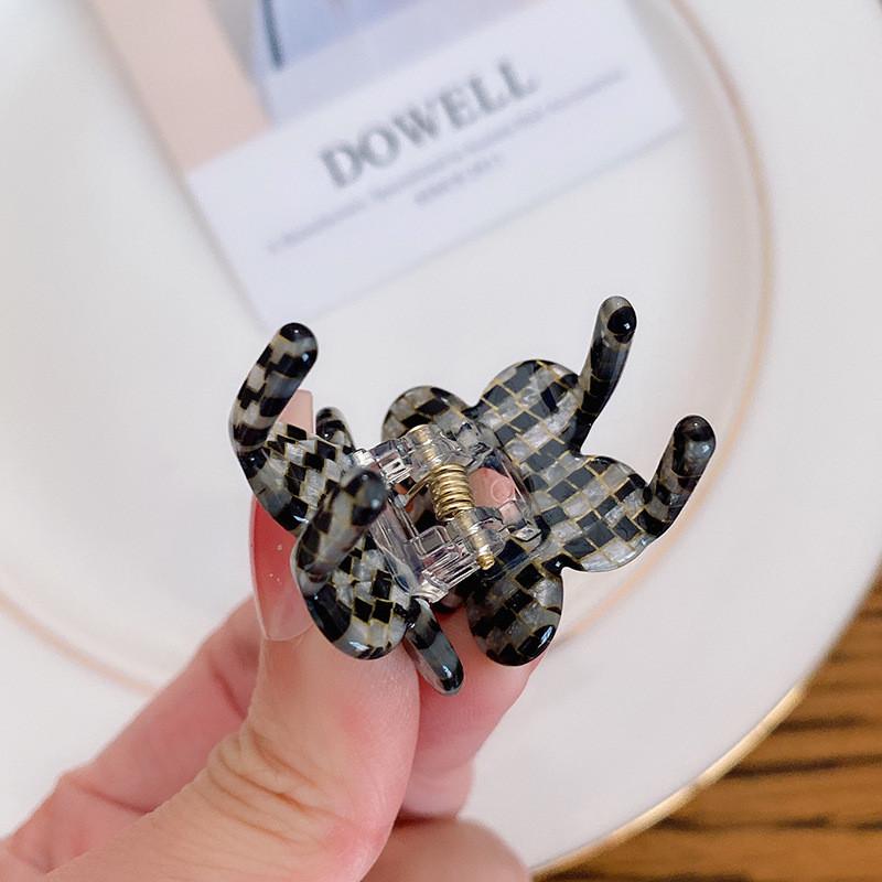 Stylish 10 Pack Mini Floral Hair Claw Clips Made From Acetate For Womens Fall Fashion