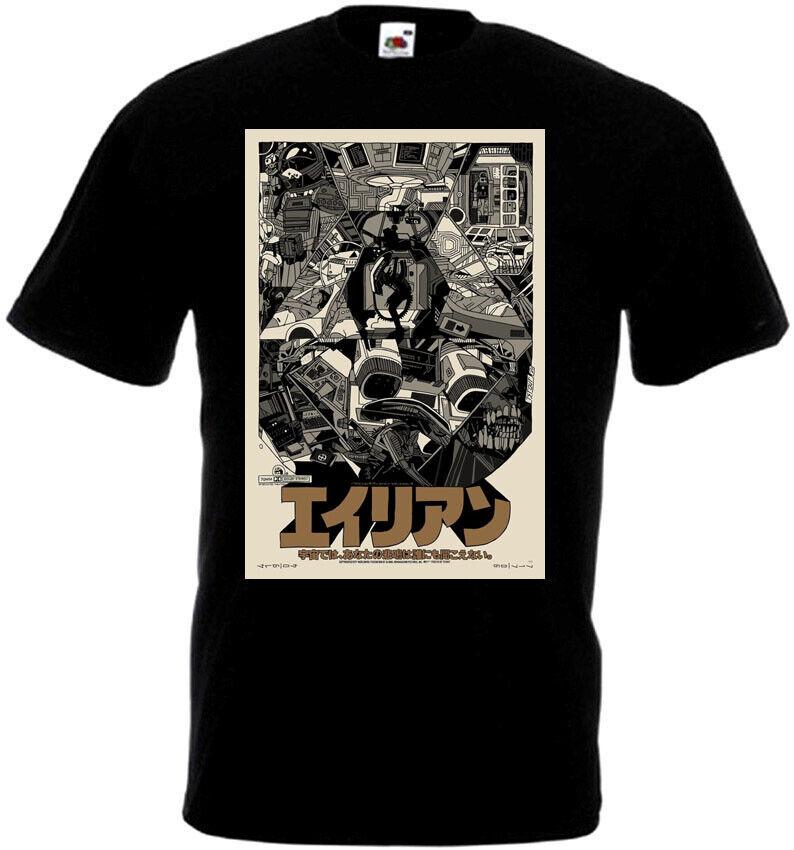 26 Alien v14 T shirt black movie poster all sizes S-5XL Unisex T-Shirt M