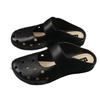 Heli Shark's New Fashion Bag Head Hollow Hole Shoes Flat Women's Spring and Summer Home Wear Casual Half Slippers