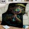 Tree of Life Mystical Celtic Art Print Flannel Blanket Cozy Warm Throw Sofa Bedroom Present Indoor Home Party Lounge Decor
