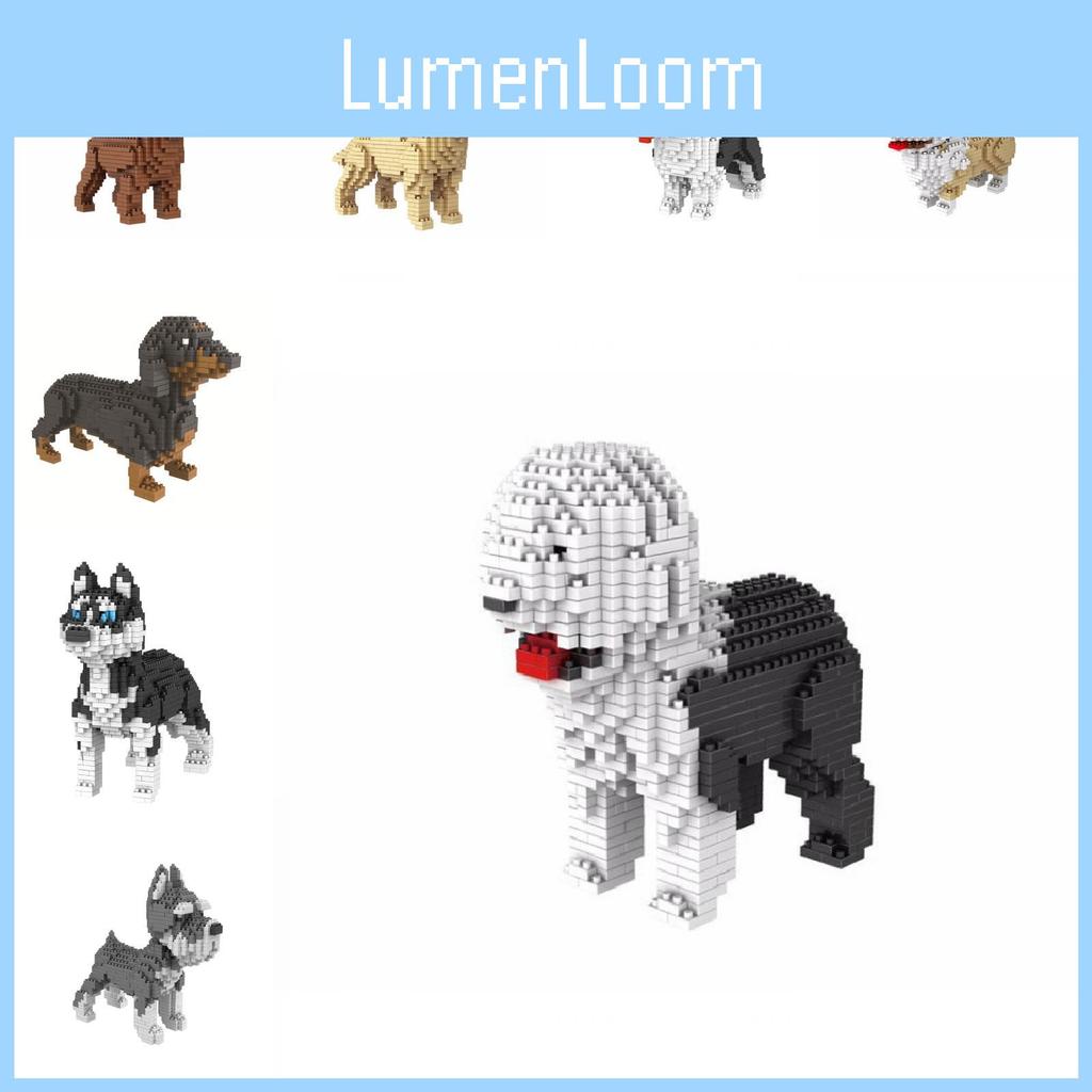 Poodle Poodle Or Dog Figure To Assemble With Nanoblocks Pieces Children Toys