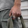 Retro Thai Silver Pixiu Men's Mantra Ring - Hip-Hop Fashion Open Ring