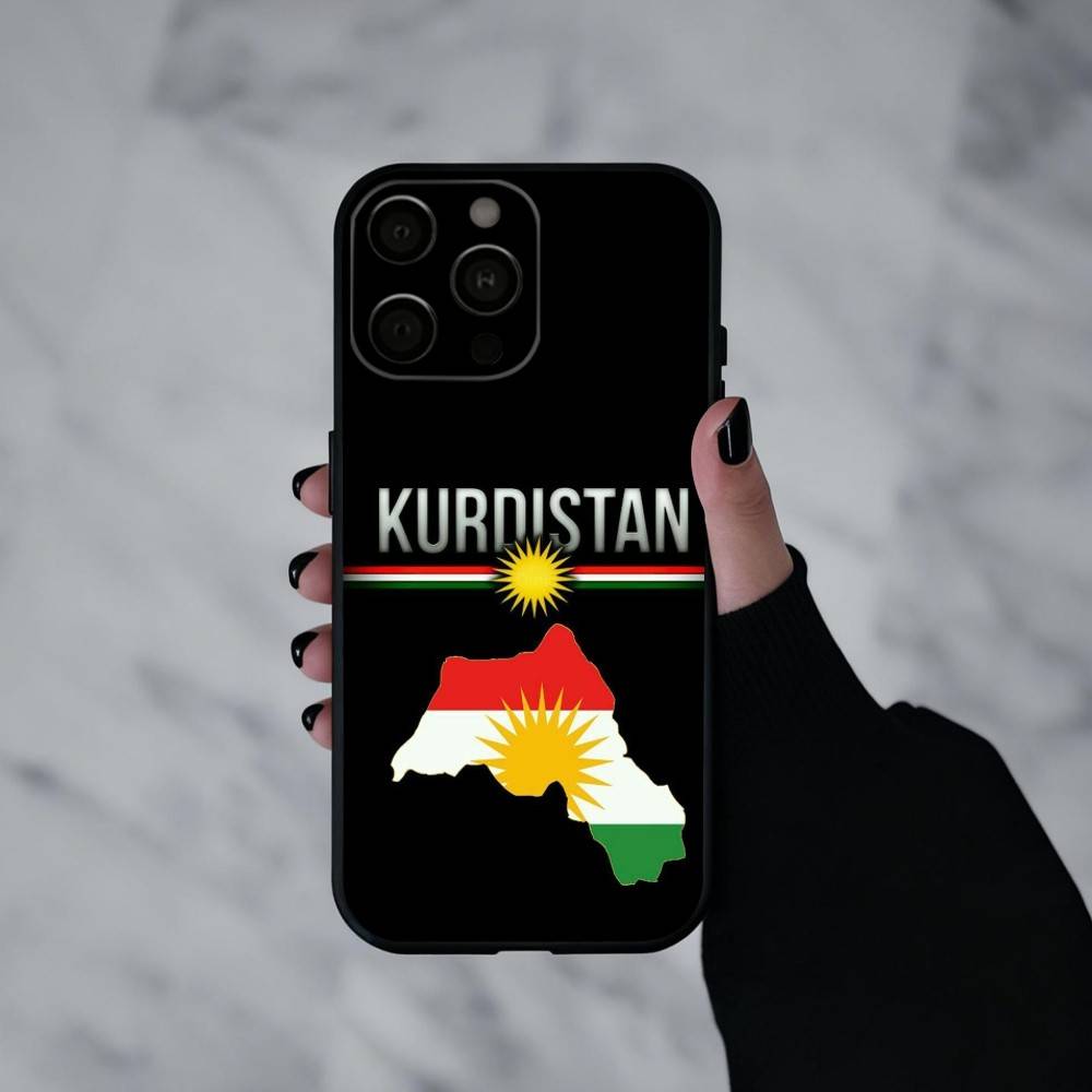 

Kurdistan Flag M-Mobile Phone Case For iPhone 17pro, 16,15,14,13,12,11 X XR Plus,Others Soft Black Cover iPhone17