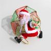 Christmas Ornaments Electric Toy Parachute Santa Clause Tumbling Dancing Decor
