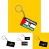 Palestine Flag Keyring For Exclusive Gift-giving Black Color Options Suitable For Different Festivals