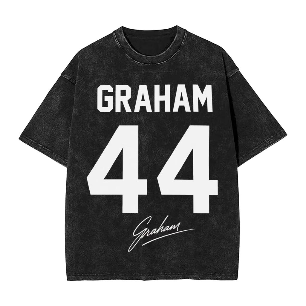 Graphic Printed Off Campus Stephen Kalyn Briar Graham 44 Washed Shirts Merch Harajuku T-Shirts  Men Women Vintage Top Short Sleeve Casual Clothing