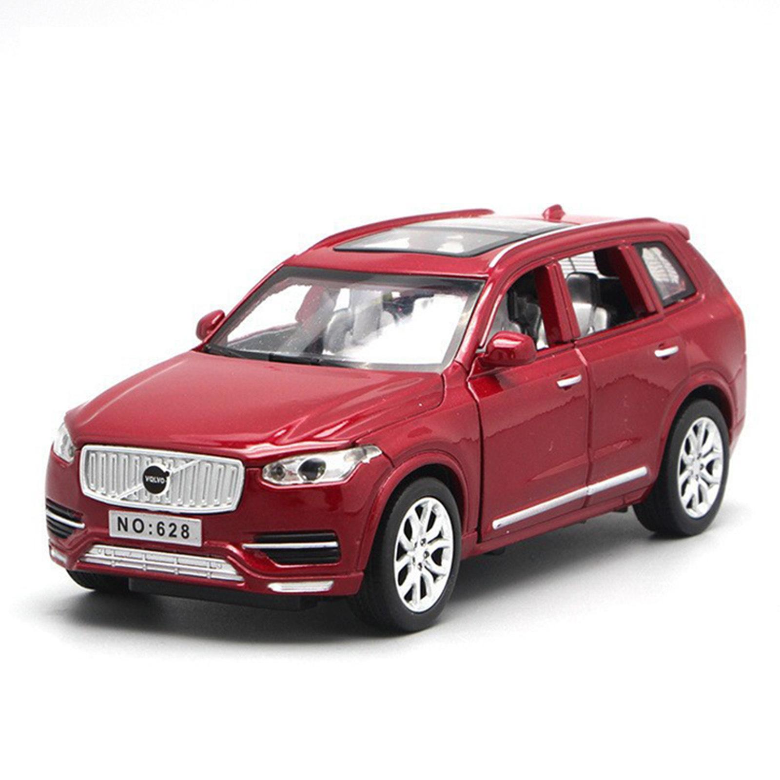 

1/32 VOLVO XC90 внедорожник сплав модель автомобиля литые металлические игрушечные транспортные средства звук свет симуляция коллекционные предметы мальчик дети автомобили игрушки подарки красный