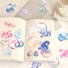 50 Transparent Bubble PET Stickers - Colorful, Small, and Waterproof DIY Journal Decorations