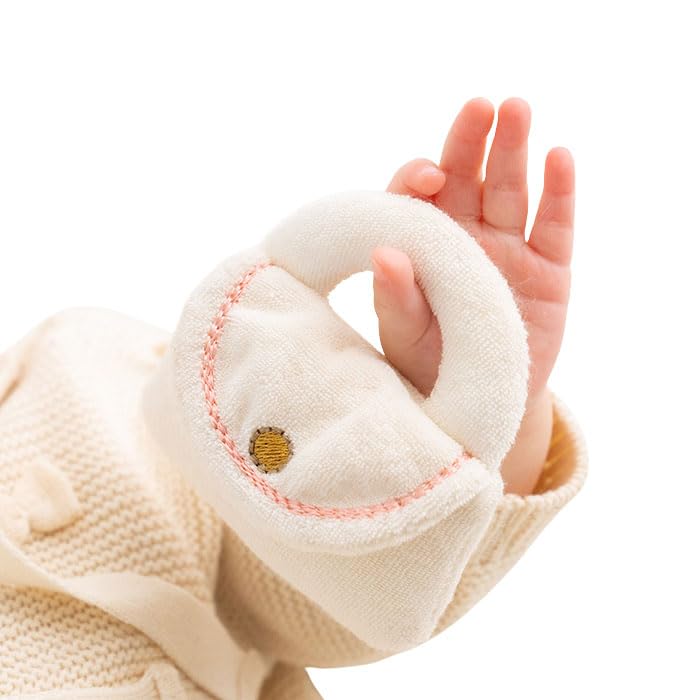 

Y-1392 Pompkins BABY Handbag, 100% Cotton, Rattle, Made in Japan