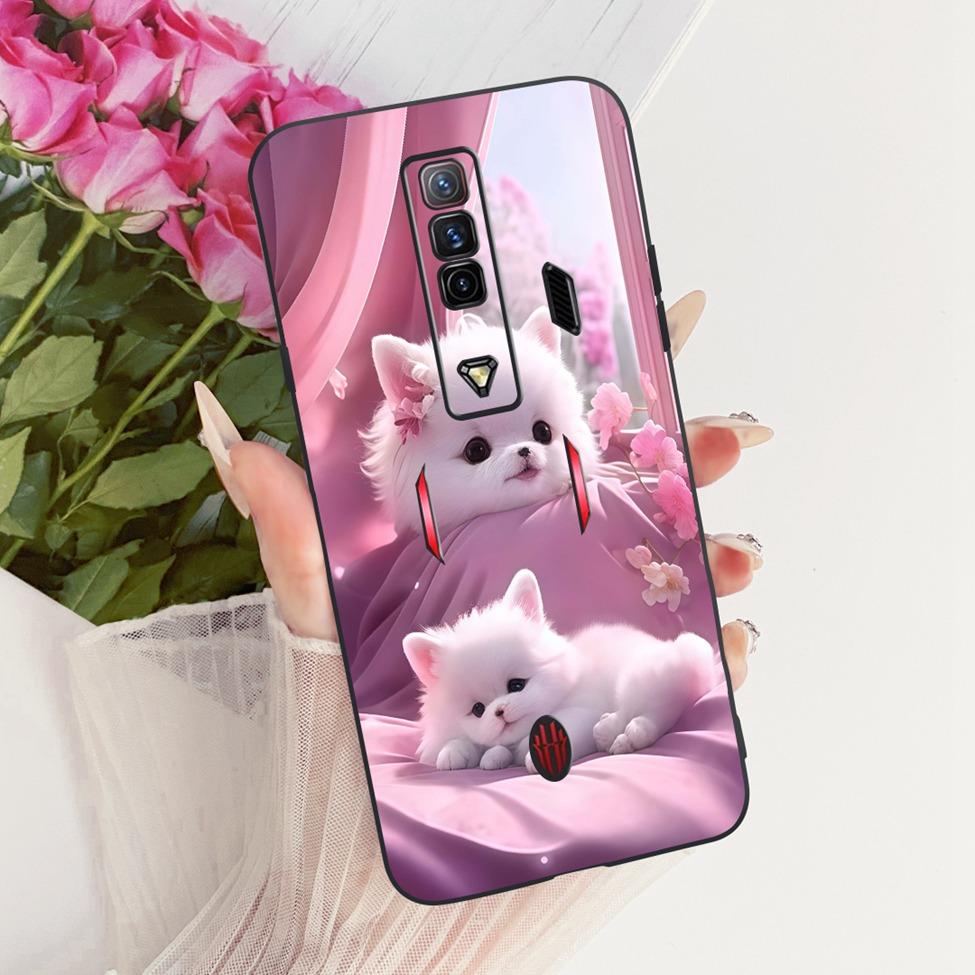 

Чохол для телефону ZTE nubia RedMagic 7 Силіконовий Милий Кіт Модний Смішний Розписаний Funda Для Red Magic 7 NX679J Корпус Red Magic 7