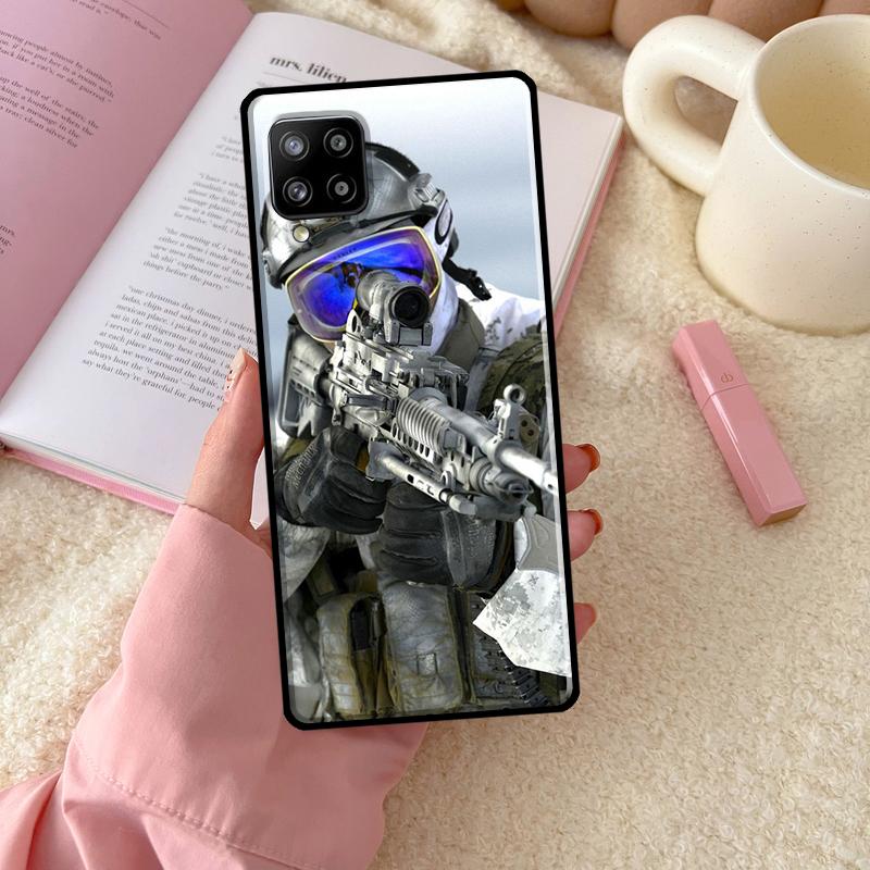 Army Soldier Special Forces For Samsung Galaxy A55 A35 A15 A32 A12 A22 A52 A54 A34 A14 A56 A36 A26 A16 A13 A53 A06 Case