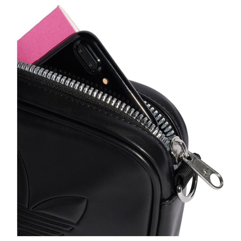 Adidas Originale Polyurethan Quadratische Tasche Schultertasche Unisex Schwarz Adidas KB2623