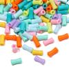 Solid Color Acrylic Bamboo Joint Shape Beads Loose Spacer Beads 500G