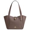 Bolso Tote Hadley 27 con Logo y Bolsillos Interiores Bolsos Tote para Mujer Marrón Oscuro CAL17-IMV2R