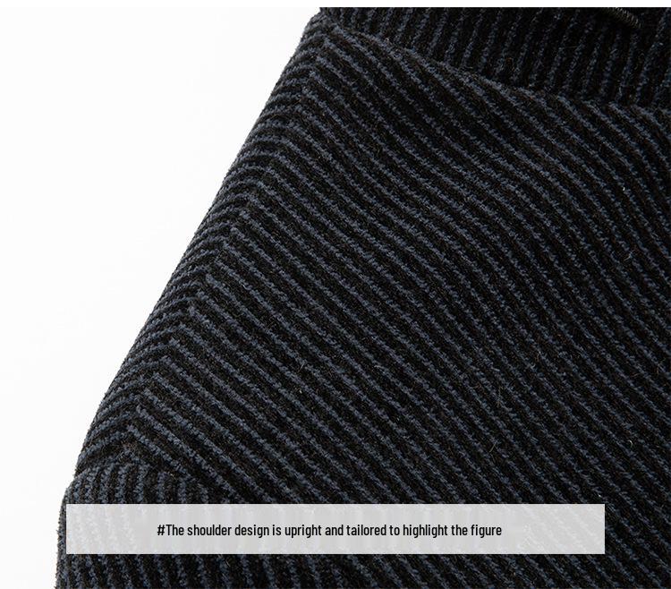 Men's Winter Jacket - Dad's Casual Plus Velvet Thick Middle-aged Outerwear