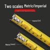 Durable Dual-Scale Tape Measure: High-Precision, Wear & Drop Resistant for Home & Construction Use
