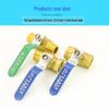Thickened All-Copper Ball Valve, 4/6-inch, Male/Female Thread, Long Handle