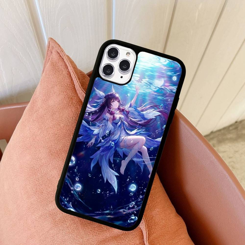 Genshin Impact Columbina For iPhone 11 12 13 14 15 16 17 Pro Max Plus TPU+PC Shockproof Back Phone Cases