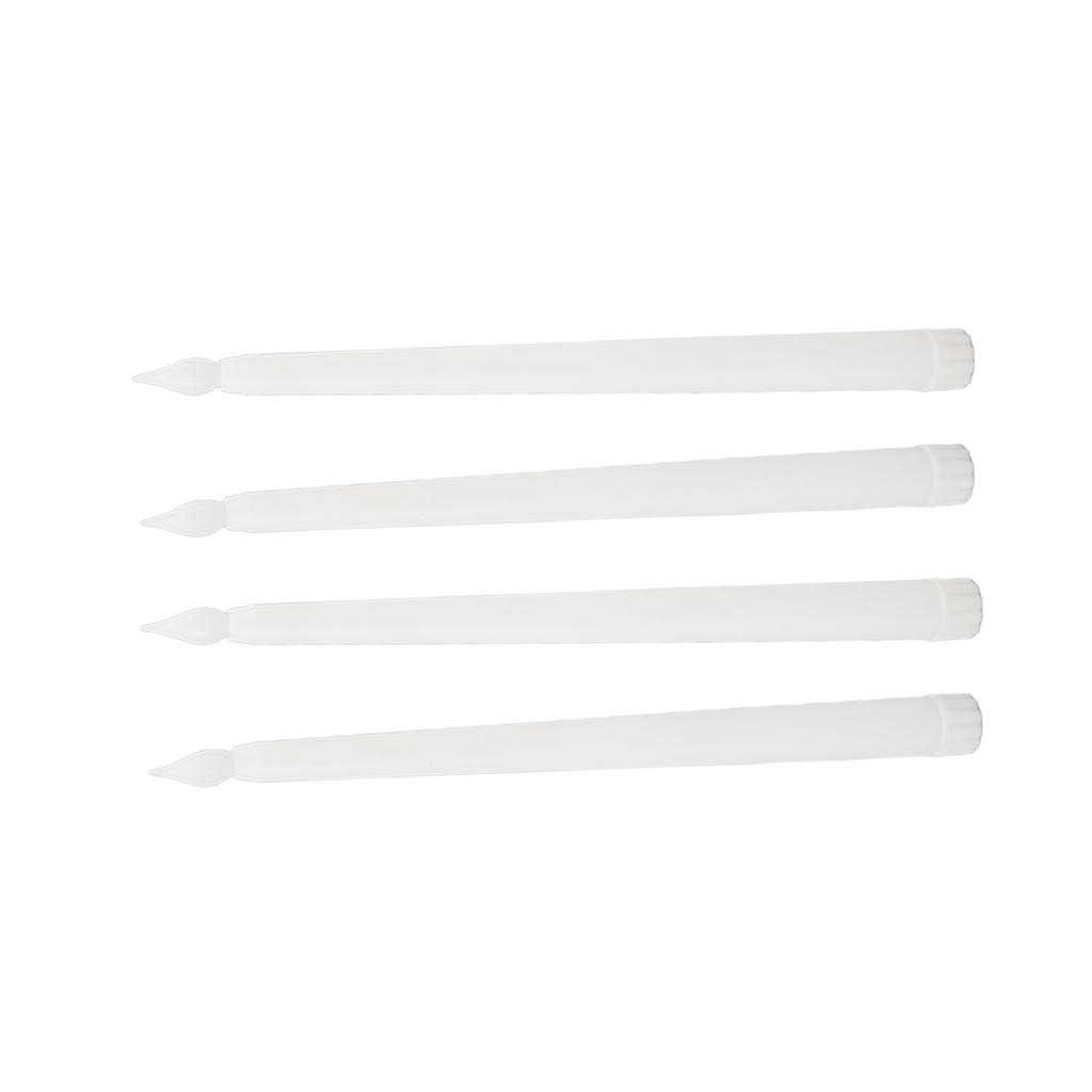 4 Pcs LED Candles Smoke Free Flameless Safe Environmentally Friendly Warm Light Electric LED Taper Candle