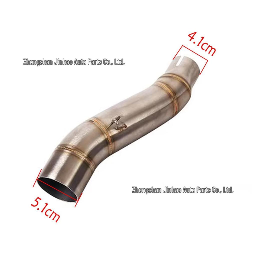CBR300 Stainless Steel Mid-Pipe for Motorcycle Exhaust Modification, Easy Installation