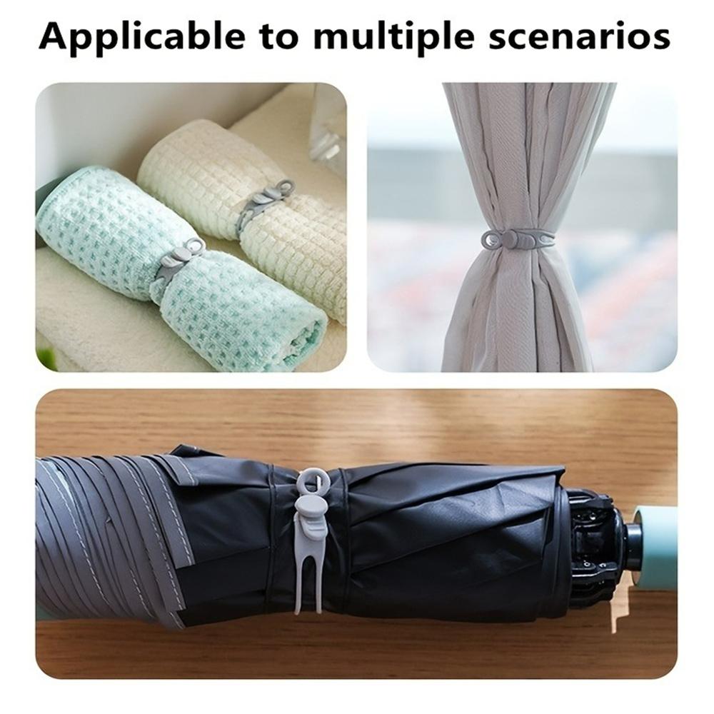 10pcs/20pcs Reusable Silicone Cable Ties Cord Organizer Cute Cable Straps Cord Ties Travel Cable Organizer Elastic Tie Wire Ties