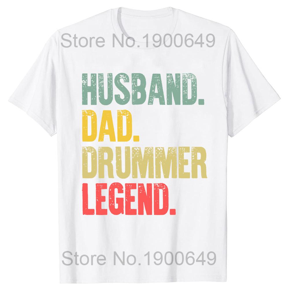 I Destroy Silence Drumming Vintage Drummer Drumset Drum Set TShirt Harajuku Cotton Casual Tees Cute Youth Tshirts Funny