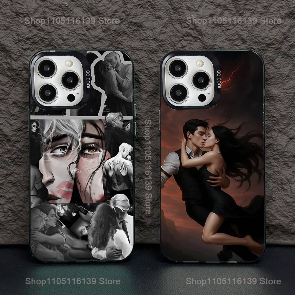 Romance Club Handyhülle Für iPhone 16,15,14,13,12,11,Pro,XS,Max,Plus,Mini,SE Schwarz Candy Matt Stoßfeste Hülle