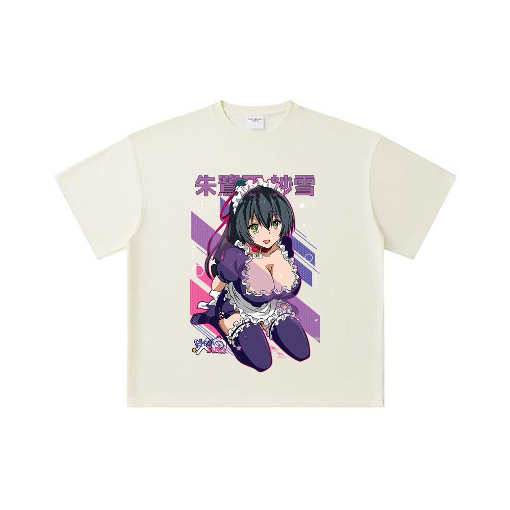 

Хлопковая футболка унисекс Hensuki V1 Sayuki Print, 260 г/м², двойная пряжа, 32 счет, 100% хлопок, тяжелый хлопок S абрикосовый