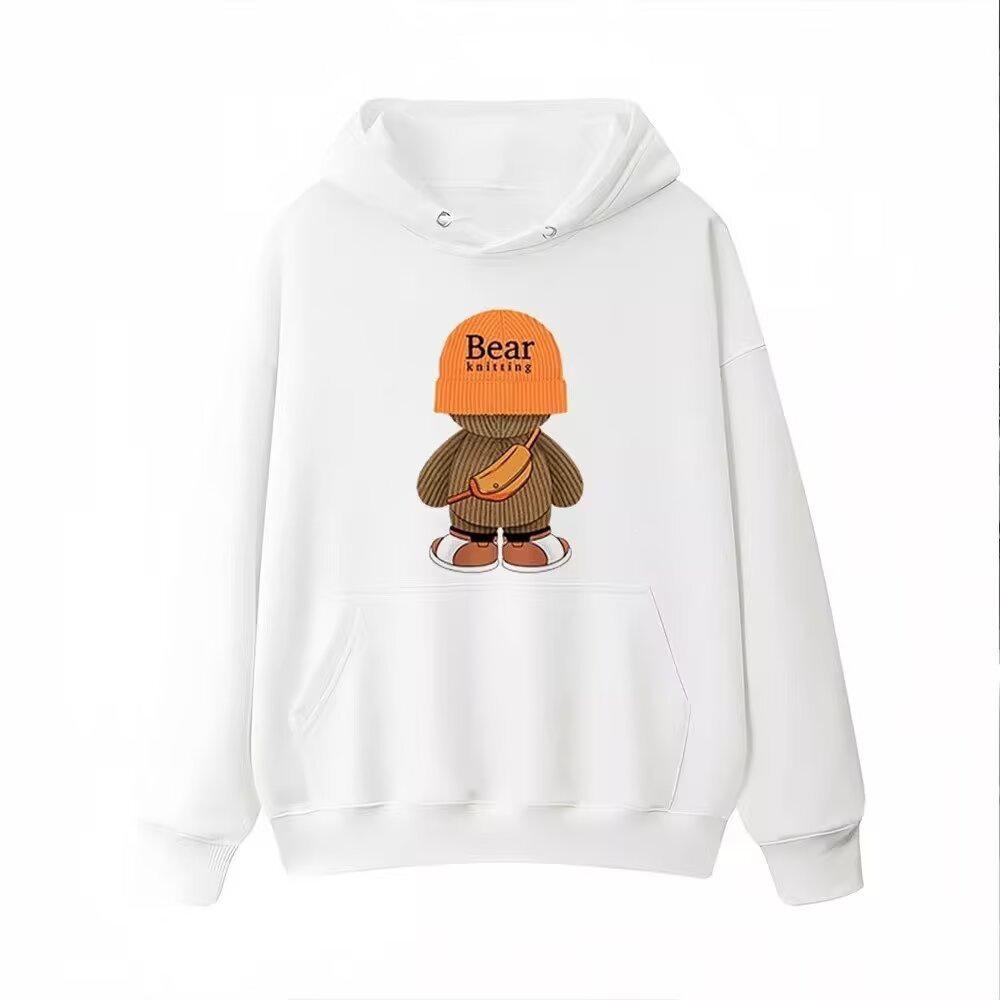 Unisex Hooded Sweatshirt, Spring & Autumn Fashion, Trendy American Brand, High Street, Loose Fit, Casual & Versatile for Couples.