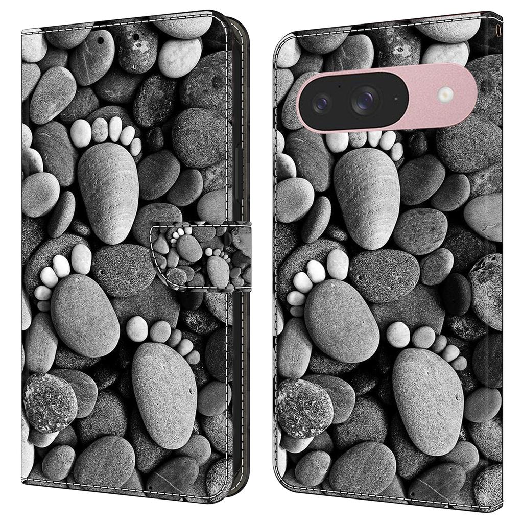 For Google Pixel 9 Pro/Pixel 9 Case Wallet Stand Pattern Printing PU Leather Flip Phone Cover