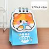 2026 Kitten Peas Desk Calendar Student Cute Girl Heart Punch-in Decoration Cartoon Mini High-value Small Calendar