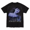 T-shirt Anime Perfect Blue Lavata Vintage Estetica Y2K Grafica Retro Unisex Oversize Girocollo Cotone Manica Corta Maglietta Top