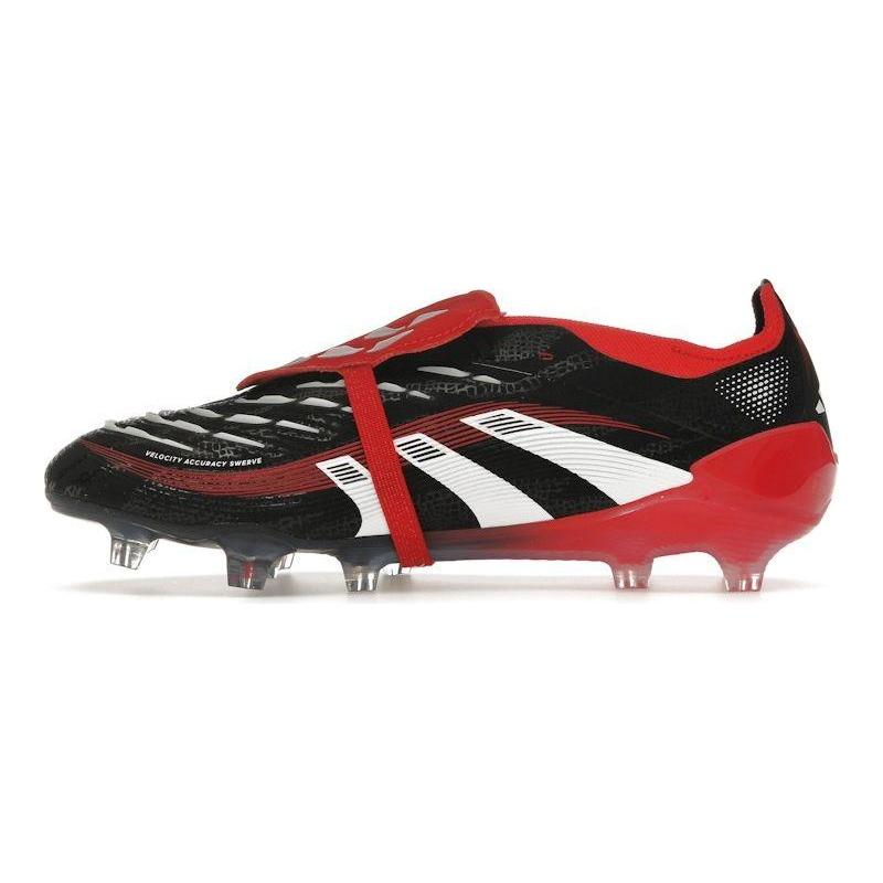 adidas Predator 24 Elite Klappzunge BWR FG Moments Pack Unisex Sneaker Schwarz Core-Black Cloud-White JH9258