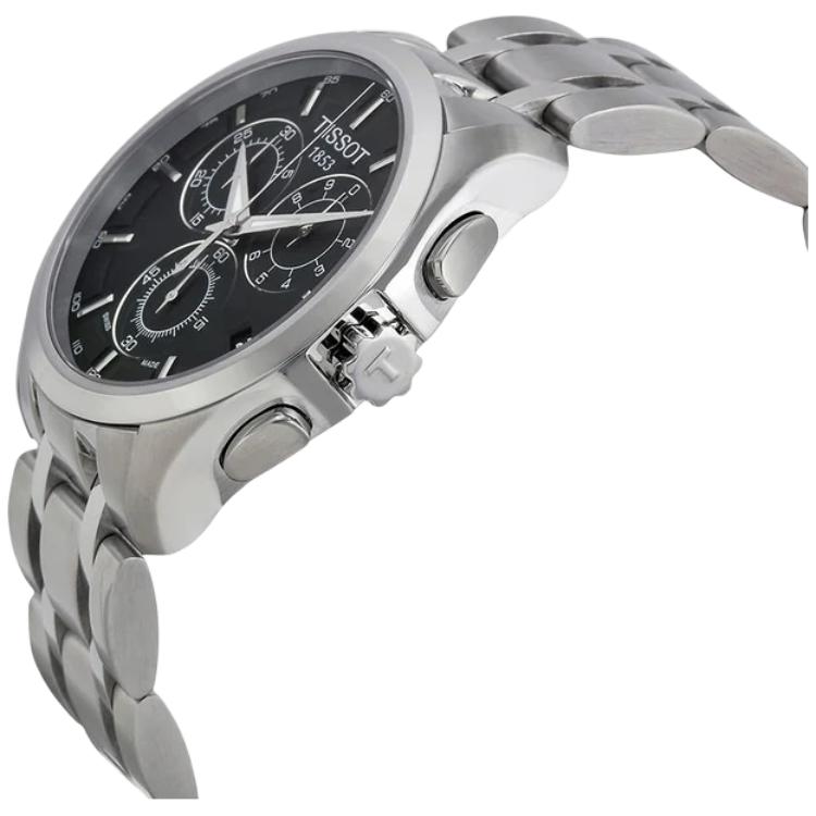 TISSOT Kutu Collection Quartz Movement 100m Water Resistance Men's Watches Watch 41mm Black Dial T035.617.11.051.00