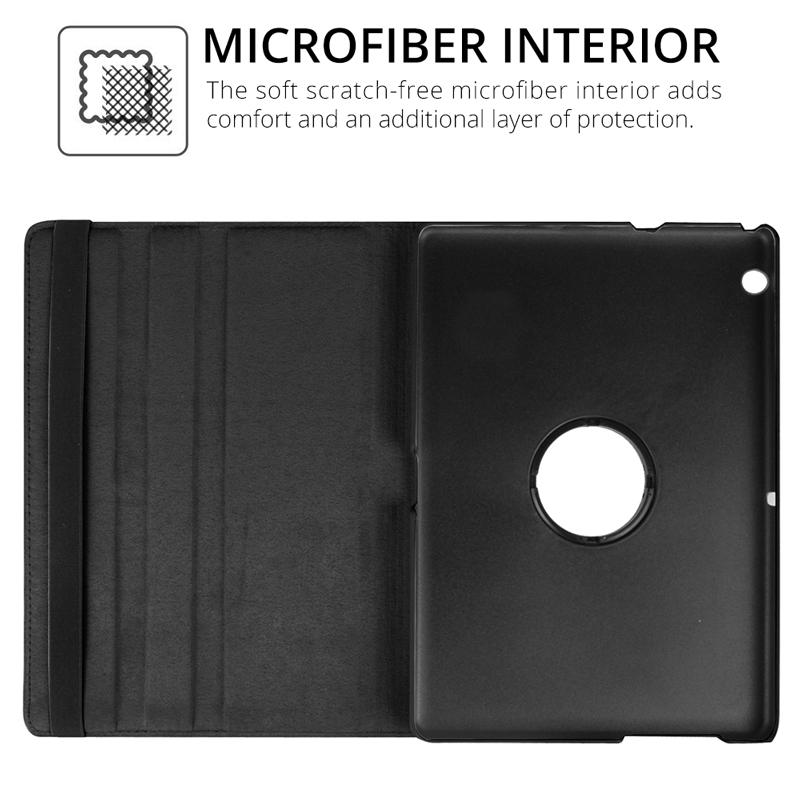 Rotating Case for Huawei MediaPad T5 10 T3 9.6 M5 Lite 10.1 8.0 Stand Cover for Huawei MatePad 11 T10S T10 10.4 T8 Tablet Funda