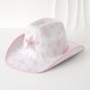 Women's Fedora with Shiny Star and Butterfly LOVE Design, Adjustable for Sun Protection