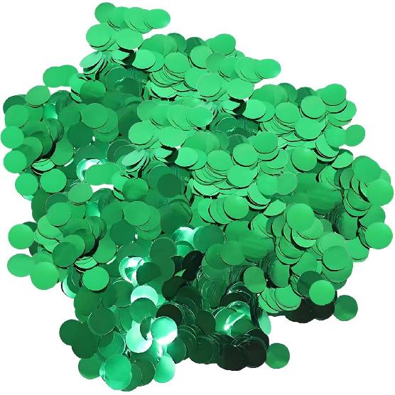 Rainbow Metallic Foil Confetti 8000 Pcs Multicolor Shiny Round Table Confetti for Fill Balloon Wedding Graduation Party Decorations,60g of pack