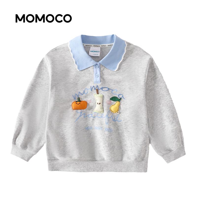 MOMOCO Girl's Autumn Letter Print Sweatshirt