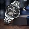 KINYUED  2026 New Men's Automatic Mechanical Watch Stainless Steel Waterproof Watch