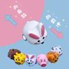 Mini Cartoon Pull Back Car, Animal Car, Pig, Tiger, Cute Rabbit, Kindergarten Toy